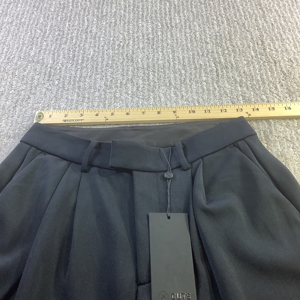Cuts Womens Essential Pant Black‎ Wide Leg Pleated Size 6 NWT - Picture 9 of 14